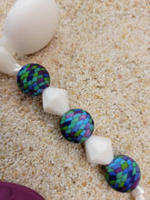 Load image into Gallery viewer, Mermaid Pacifier Clip with Matching Teether, Silicone
