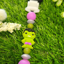 Load image into Gallery viewer, Hulk Inspired Pacifier Clip, Silicone
