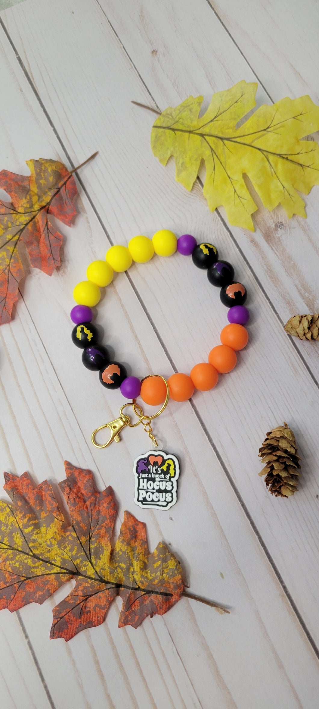 Hocus Pocus Inspired Wristlet, Keychain