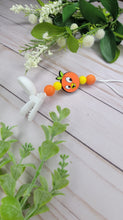 Load image into Gallery viewer, Orange Bird Pacifier Clip
