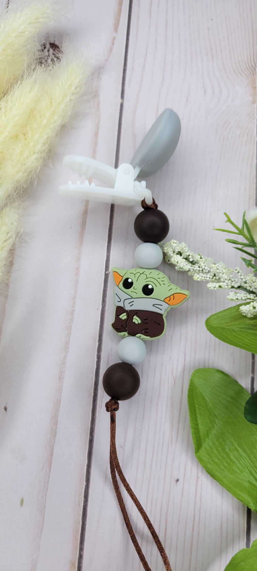 Baby Yoda Pacifier Clip