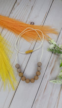 Load image into Gallery viewer, Neutral Brown Teething Necklace
