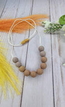 Load image into Gallery viewer, Neutral Brown Teething Necklace
