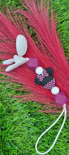 Load image into Gallery viewer, Purple Girl Mouse Pacifier Clip
