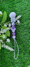 Load image into Gallery viewer, Purple Wall Mouse Pacifier Clip
