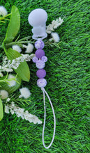 Load image into Gallery viewer, Purple Wall Mouse Pacifier Clip
