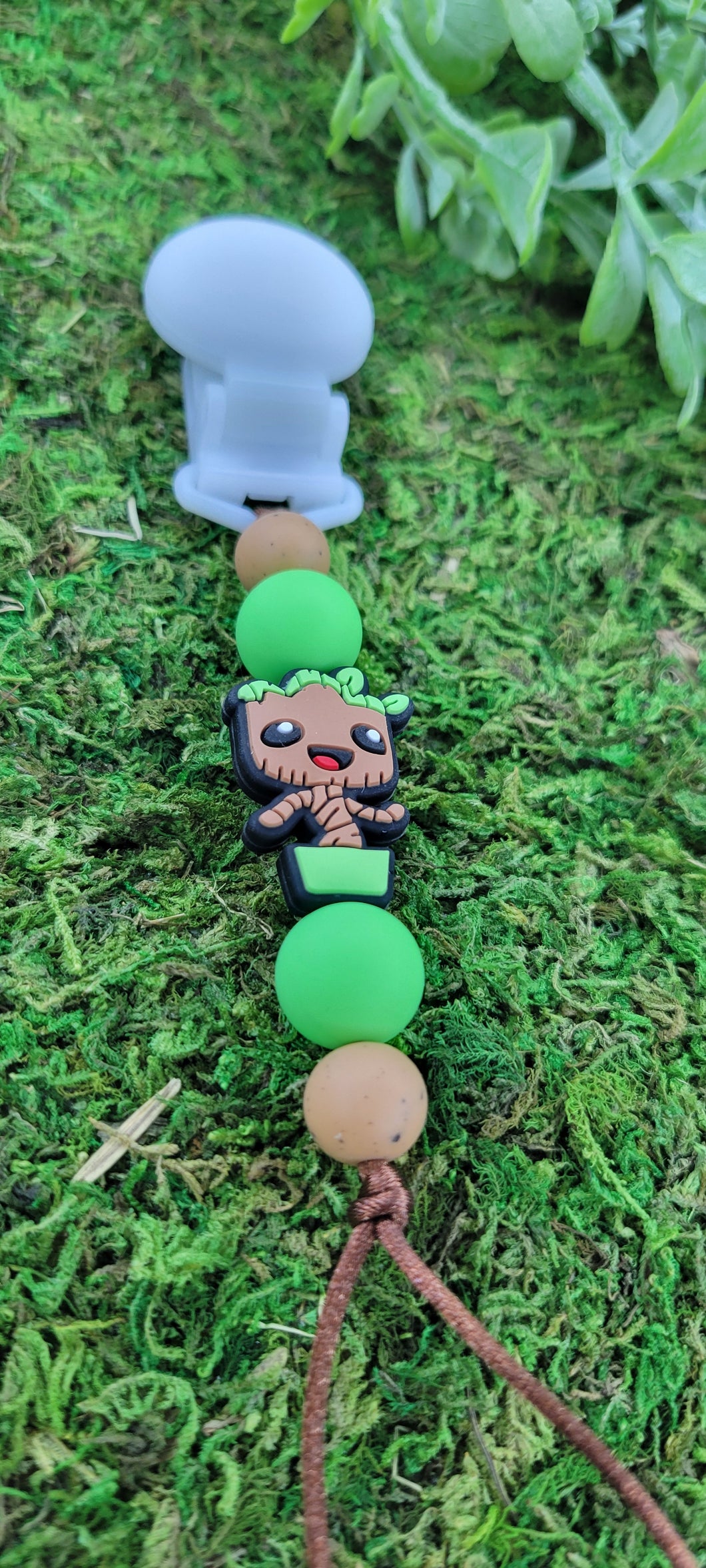 Baby Groot Pacifier Clip