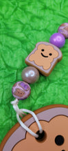 Load image into Gallery viewer, PB &amp; J Pacifier Clip with Teether
