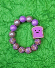 Load image into Gallery viewer, PB &amp; J Teething Ring

