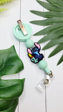 Load image into Gallery viewer, Blue Alien Badge Reel
