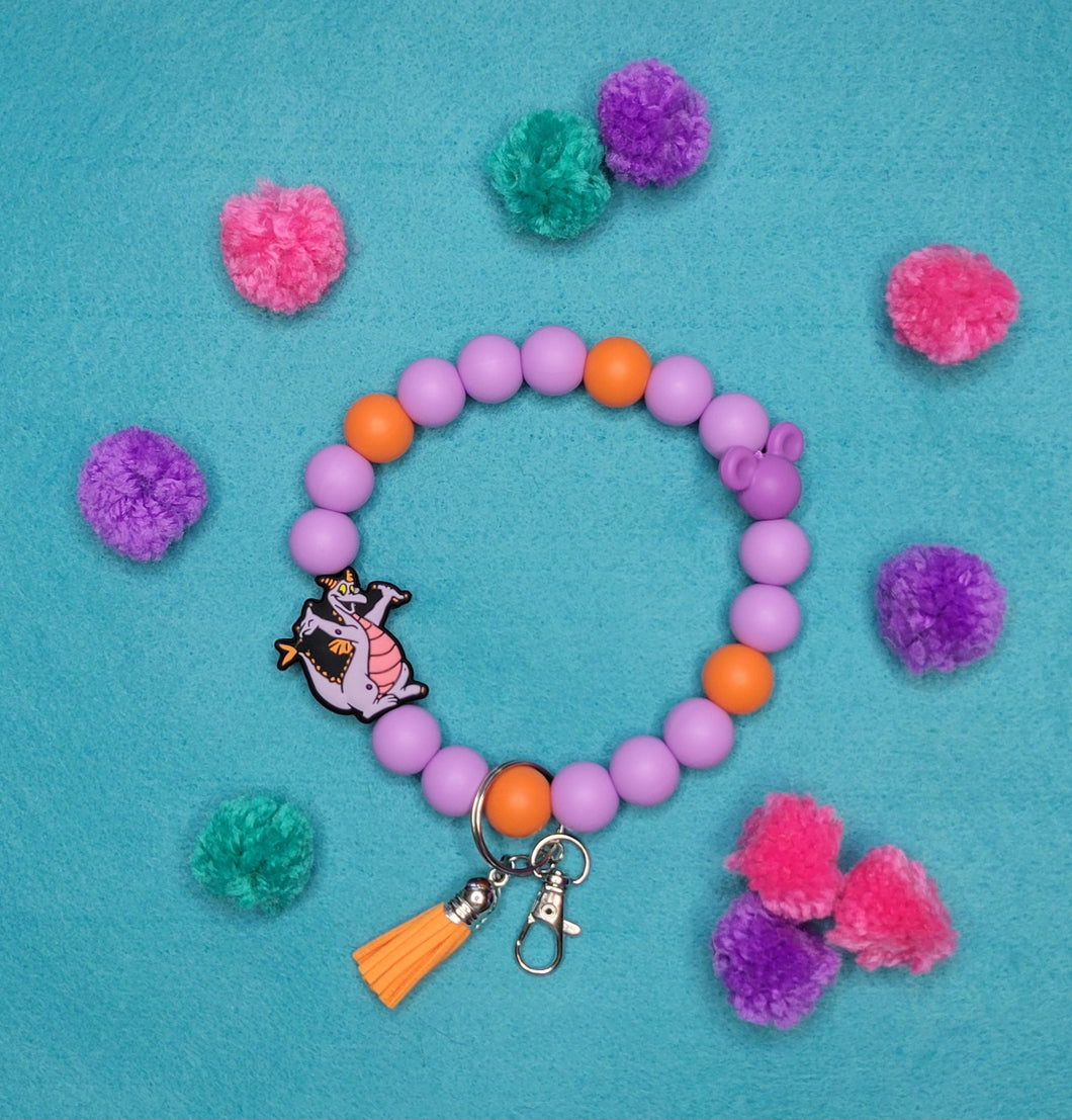 Figment Inspired Wristlet for Keys
