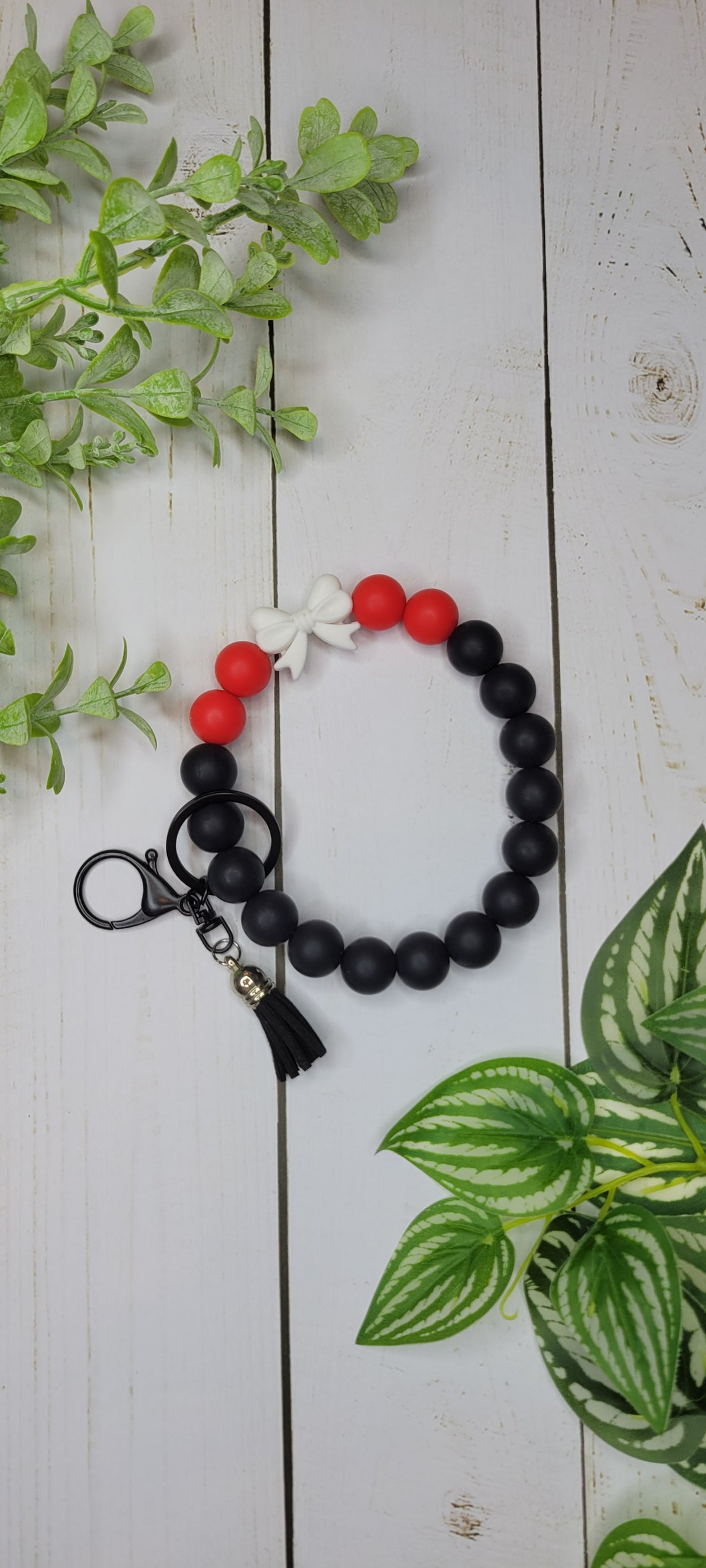 Georgia Bulldog Inspired Wristlet, Silicone