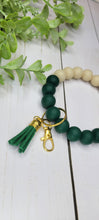 Load image into Gallery viewer, Glitter Gold &amp; Green Wristlet,Silicone

