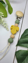 Load image into Gallery viewer, Leaf Boho Pacifier Clip, Silicone
