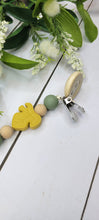 Load image into Gallery viewer, Leaf Boho Pacifier Clip, Silicone
