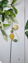 Load image into Gallery viewer, Leaf Boho Pacifier Clip, Silicone
