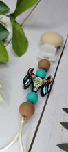 Load image into Gallery viewer, Western Pacifier Clip, Silicone
