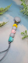 Load image into Gallery viewer, Pac Man Pacifier Clip, Silicone
