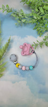 Load image into Gallery viewer, Pac Man Pacifier Clip, Silicone
