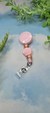 Load image into Gallery viewer, Rose Gold Badge Reel, Silicone
