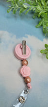 Load image into Gallery viewer, Rose Gold Badge Reel, Silicone
