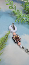 Load image into Gallery viewer, Highland Cow Badge Reel, Silicone
