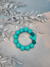 Load image into Gallery viewer, Teal Mouse Teething Ring
