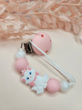 Load image into Gallery viewer, Fancy Cat Pacifier Clip
