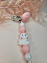 Load image into Gallery viewer, Fancy Cat Pacifier Clip
