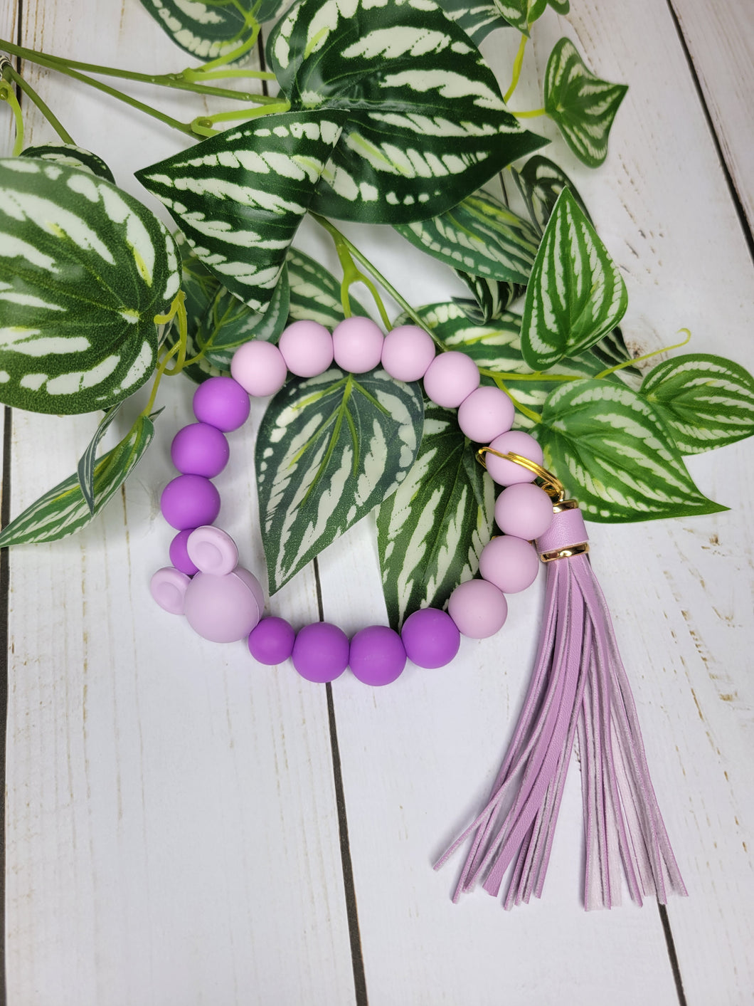 Lavender Mouse Wristlet