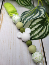 Load image into Gallery viewer, Greenery Mouse Pacifier Clip
