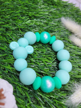 Load image into Gallery viewer, Mint &amp; Opal Mouse Teething Ring
