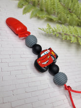 Load image into Gallery viewer, Race Car Pacifier Clip
