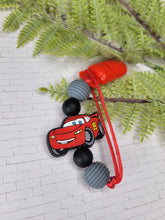 Load image into Gallery viewer, Race Car Pacifier Clip

