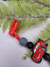 Load image into Gallery viewer, Race Car Pacifier Clip
