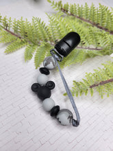 Load image into Gallery viewer, Gray Camo Mouse Pacifier Clip
