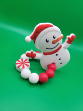 Load image into Gallery viewer, Snowman Teething Ring
