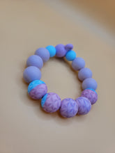 Load image into Gallery viewer, Purple Geo Mouse Teething Ring
