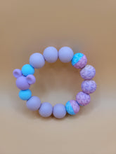 Load image into Gallery viewer, Purple Geo Mouse Teething Ring
