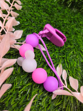 Load image into Gallery viewer, Purple Glowing Mouse Pacifier Clip
