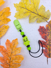 Load image into Gallery viewer, Green Boogie Man Pacifier Clip
