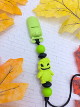 Load image into Gallery viewer, Green Boogie Man Pacifier Clip
