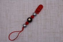 Load image into Gallery viewer, Ohio Football Pacifier Clip
