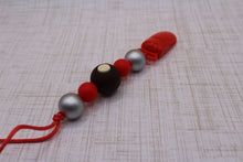 Load image into Gallery viewer, Ohio Football Pacifier Clip
