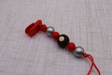 Load image into Gallery viewer, Ohio Football Pacifier Clip
