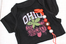 Load image into Gallery viewer, Ohio Football Pacifier Clip
