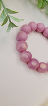 Load and play video in Gallery viewer, Dusty Pink &amp; Pearl Teething Ring
