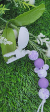 Load and play video in Gallery viewer, Purple Wall Mouse Pacifier Clip
