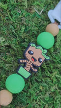 Load and play video in Gallery viewer, Baby Groot Pacifier Clip
