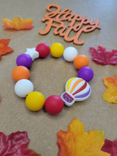 Load image into Gallery viewer, Hot Air Balloon Teething Ring, Fall, Silicone
